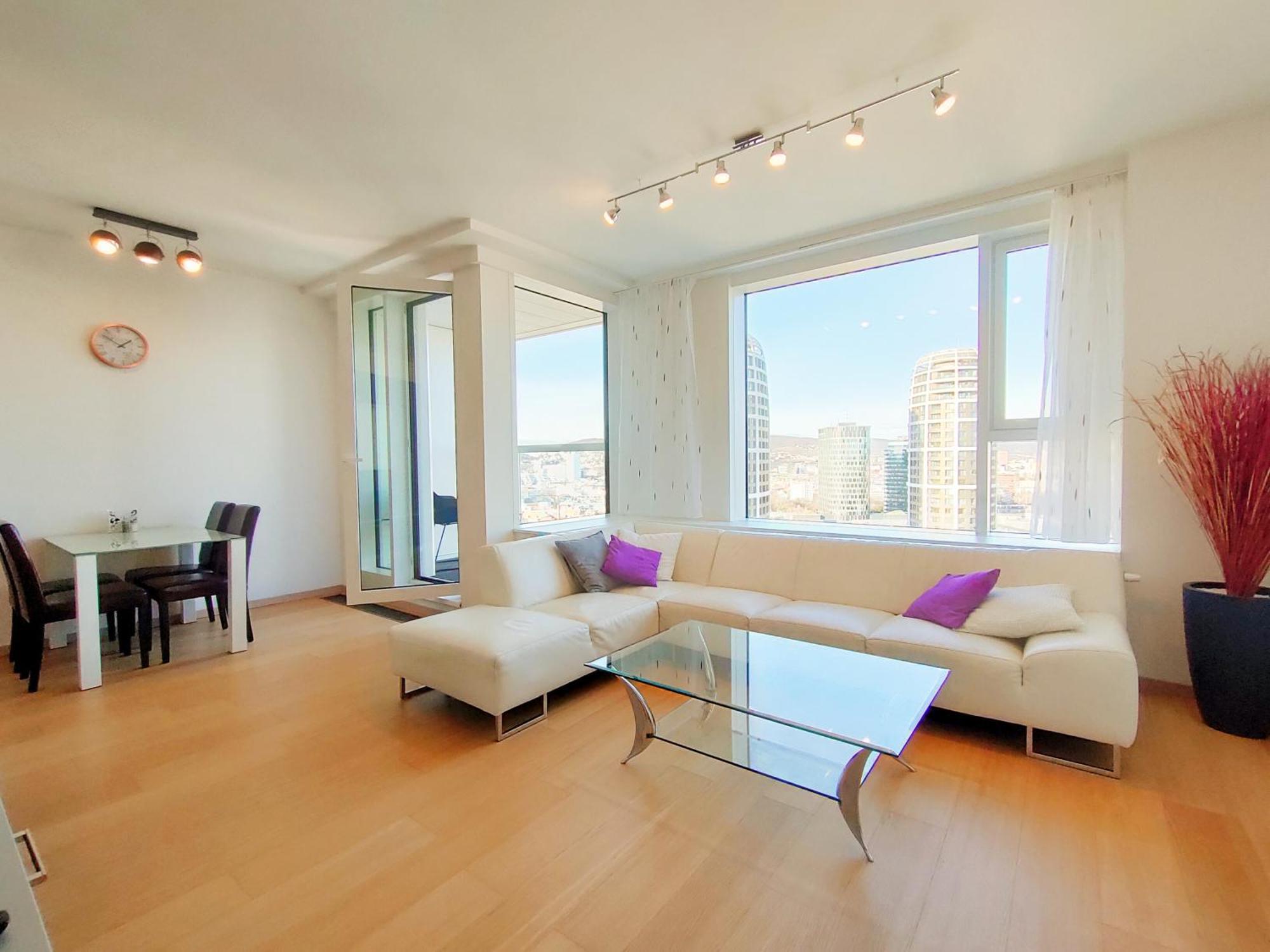 Sag Romantic 22 Floor Panorama City Free Parking Free Wifi Bratislava Bagian luar foto